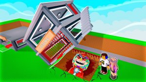 СЛОМАННЫЙ МОД ЧТО НАХОДИСЯ ВНУТРИ БАЗЫ БРЕЙНРОТОВ в УКРАДИ БРЕЙНРОТ в РОБЛОКС как в МАЙНКРАФТ