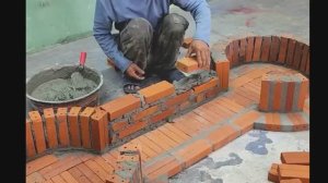 Зона отдыха из старого кирпича