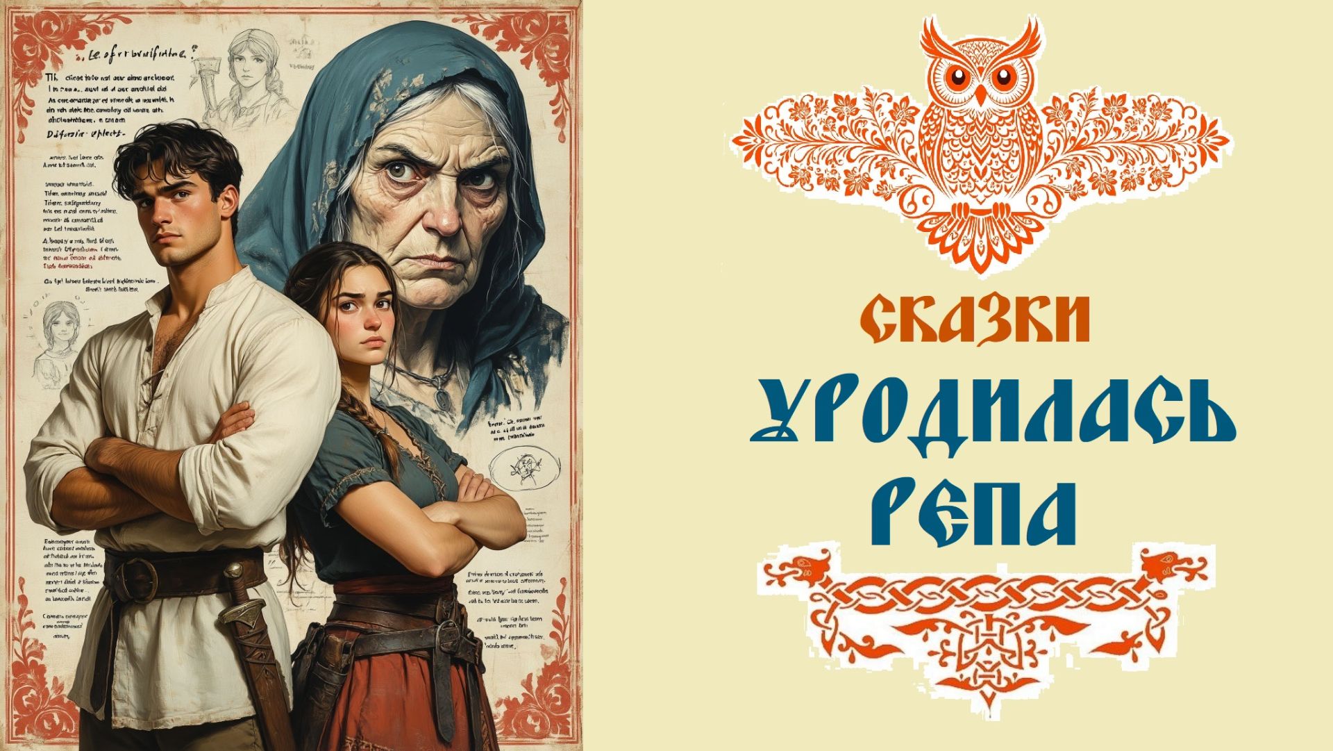 СКАЗКИ - УРОДИЛАСЬ РЕПА