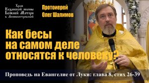 Как бесы на самом деле относятся к человеку? / Протоиерей Олег Шалимов / 9.11.25