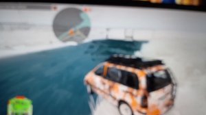 Авария минивэна зимой в beamng drive