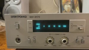 Электроника 50У-17С, усилитель, 1989 г.в. Ремонт. Профилактика.
