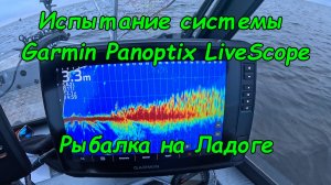Первая рыбалка с системой Panoptix LiveScope. Ловля окуня на Ладоге. Закрытие сезона жидкой воды.