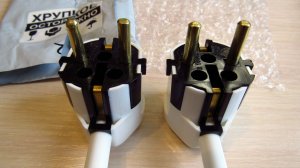 Вилка электрическая, 2 шт.