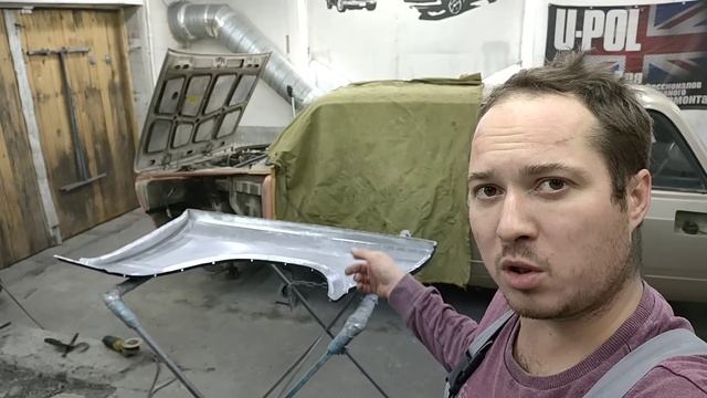 ВАЗ 2104 Замена переднего крыла смотреть онлайн