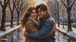 Все стало вокруг голубым и зелёным