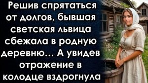 Решив спрятаться от долгов, бывшая светская львица сбежала в деревню А увидев отражение в колодце