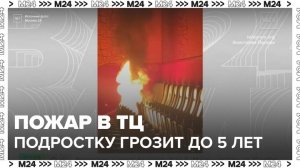 До 5 лет лишения свободы может грозить подростку, устроившему пожар в ТЦ Москвы - Москва 24