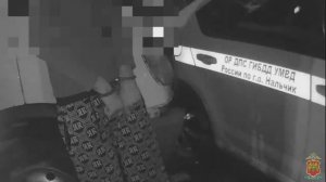 В Нальчике полицией задержан угонщик «Газели», спровоцировавший наезд фургона на служебную машину