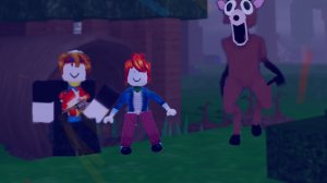 Учу играть TRALALERO_DAM'У в 99 НОЧЕЙ! Роблокс. Часть 1