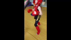 ушу-саньда. раздел кикбоксинг.Горбунова Алиса 10 лет и Екимов Ярослав.тренер Г.В.Ильин г.Чебоксары.ф