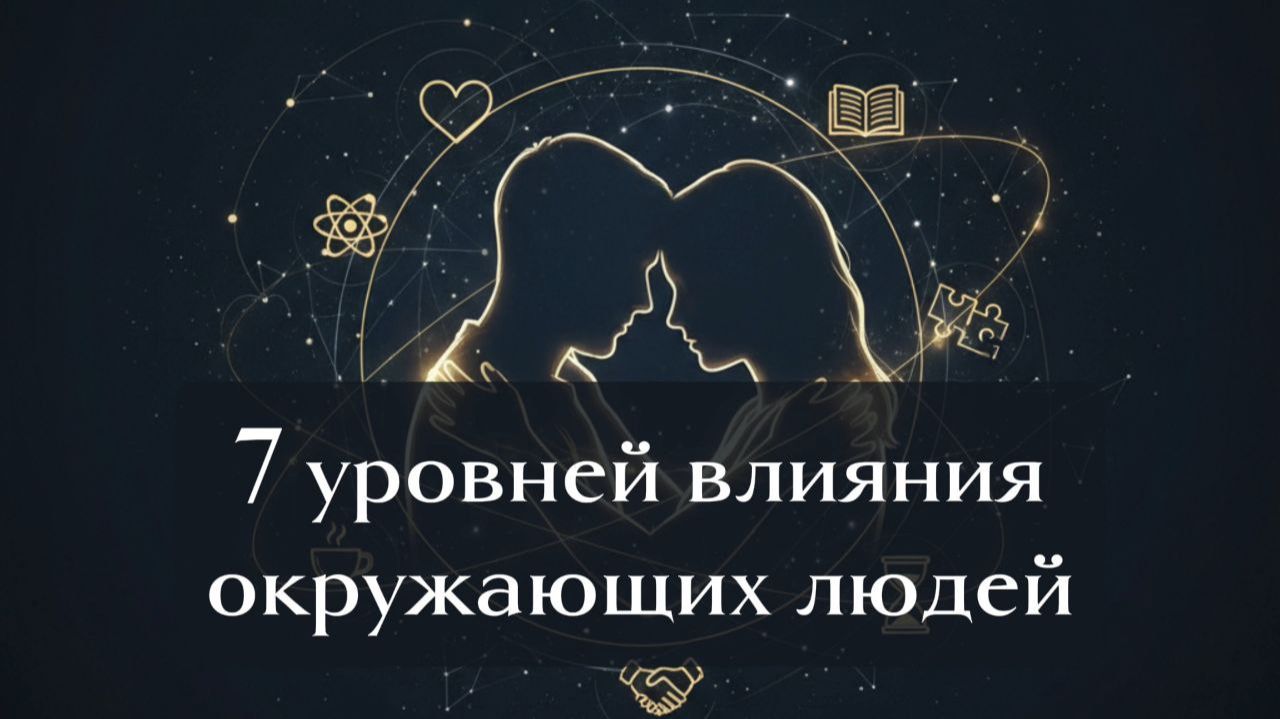 7 уровней влияния окружающих людей. Как люди влияют на нас и как этим управлять. Очная встреча 18.11