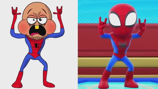 🔥 Самые смешные мемы про Человека-паука из мультфильмов 😭🔥 смотреть онлайн