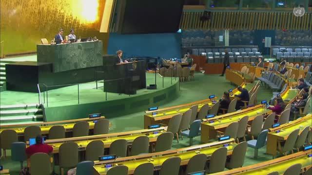 А.М.Евстигнеева в ООН «Осуществление резолюций ООН» и «Ревитализация работы ГА ООН», 13 ноября 2025