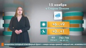 Погода в Старом Осколе на 15 ноября