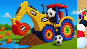 Мультики для детей. Яркое трансформирование воздушных шариков в машинки. Мультики для малышей