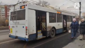 Ехал на троллейбусе Тролза-5275.03 «Оптима» № 1025, маршрут 5А