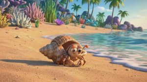 Приключения зелёного и красного раков-отшельников | Трогательная история дружбы