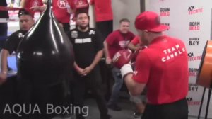 тренировка с водоналивным мешком AQUA Boxing