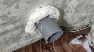 Гильза в стене, что получилось