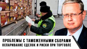 Михаил Делягин | Проблемы с таможенными сборами. Оспаривание сделок и Риски при торговле