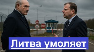 Литва умоляет, Лукашенко молчит кто виноват