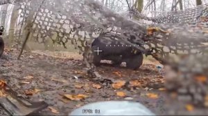 Кадры действий ударных дронов. Харьковская обл