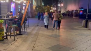 Ночная Москва улицы огни жизнь города ночной вайб 🌟🚶♂️