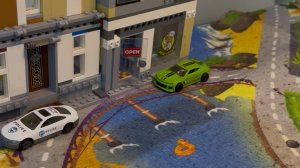 Лего город: повседневные приключения Амонг Ас с друзьями в Lego доме на машинках