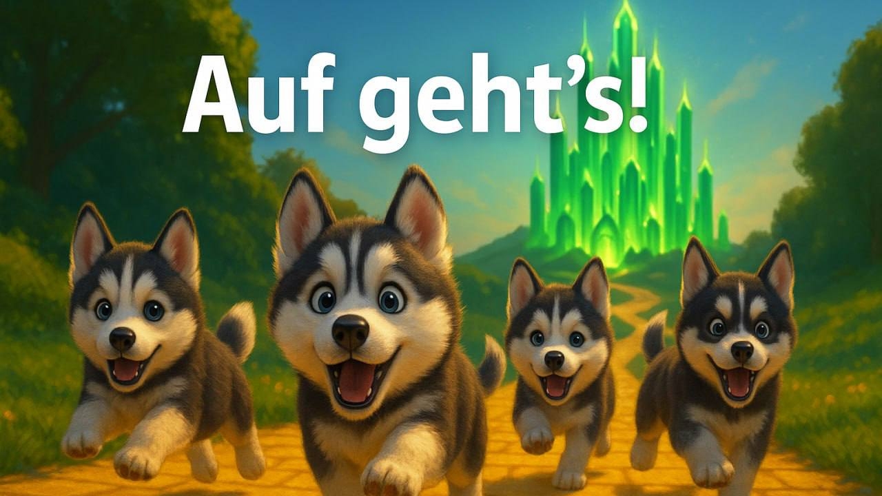 Abenteuergesang: Welpen gehen in die Smaragdstadt