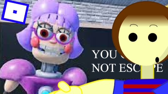 прохожу roblox хоррор игру побег от мисс ани-трон