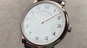 Обзор часов A. Lange & Sohne 1815 из тонкого медового золота, посвящение ФА Ланге 239.050