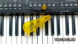 Титановый варган, хомус янтарный - Лоза В1, Си - VARGANS