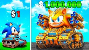 Прокачал Танк Соника С $1 ДО $1,000,000 в ГТА 5!