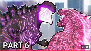 Сверх заряженный Годзилла vs Шин Годзилла часть 6 (перезалив с Ютуба)