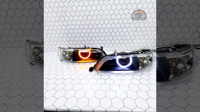 Toyota Mark II  светодиодные тюнинг фары. Марк 2 - фары для легенды!