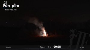 Салютная установка и фонтан "Бестия" 6 залп. 0,6" - JF TB32