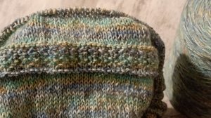 Свитер "Голубая мечта" . Отчёт  N 2 в СП "ВЯЖЕМ-ПОВЯЖЕМ-1"//2025 год