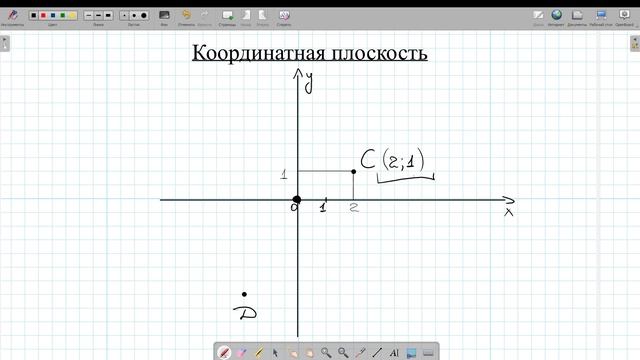 43. Координатная плоскость. Математика 6 класс смотреть онлайн