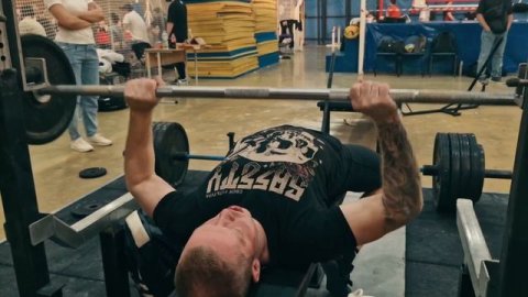 Чурепкин Дмитрий | Русский жим 55 (Мастер Спорта ДК) | МТ "Северная Столица'"/СПБ | 09.09.2025.