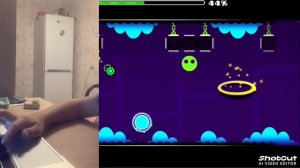 мой первый Стрим в geometry dash.