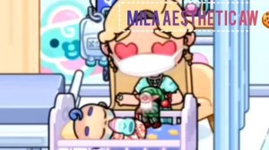 мой вечерний влог в роддоме 🤰||эстетик вечер||кормлю и укладываю Стеллу спать 😴 || аватар ворлд 🍎