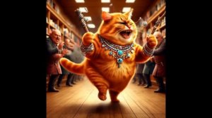 Толстый Рыжий Кот опять пошёл на дело и ему повезло