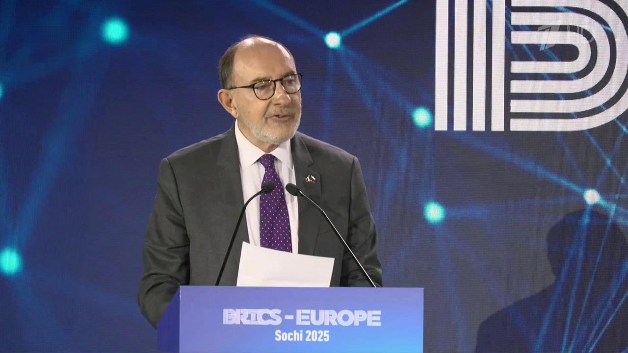 В "Сириусе" обсуждают диалог БРИКС и Европы.