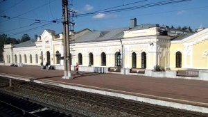 Отправление со станции Тихвин погожим сентябрьским днём