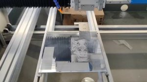 Тестирование Автоматического лазерного центра CAD1224-200W перед отгрузкой в Россию