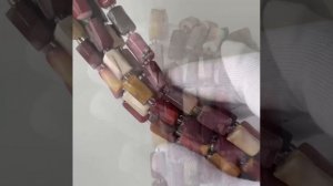 Яшма мукаит угловатые цилинды фри-форм