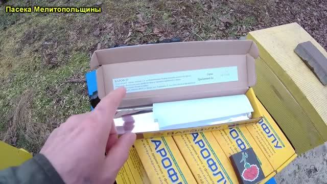 Обработка пчел от клеща полосками весной