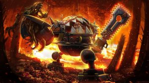 DOTA 2 (Timbersaw gameplay)