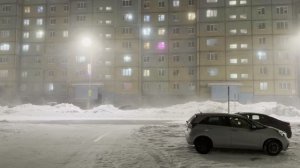 Метель в Талнахе, 15.11.2025г.